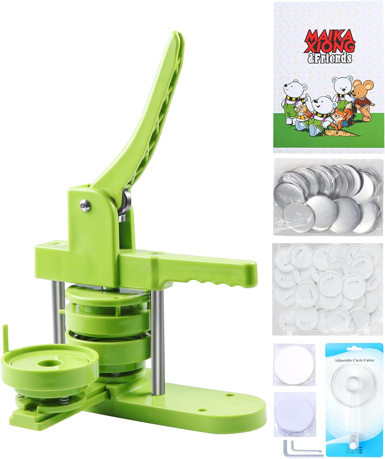 DIY Button Maker Machine Kit for 3 Inch Badge Making Fun