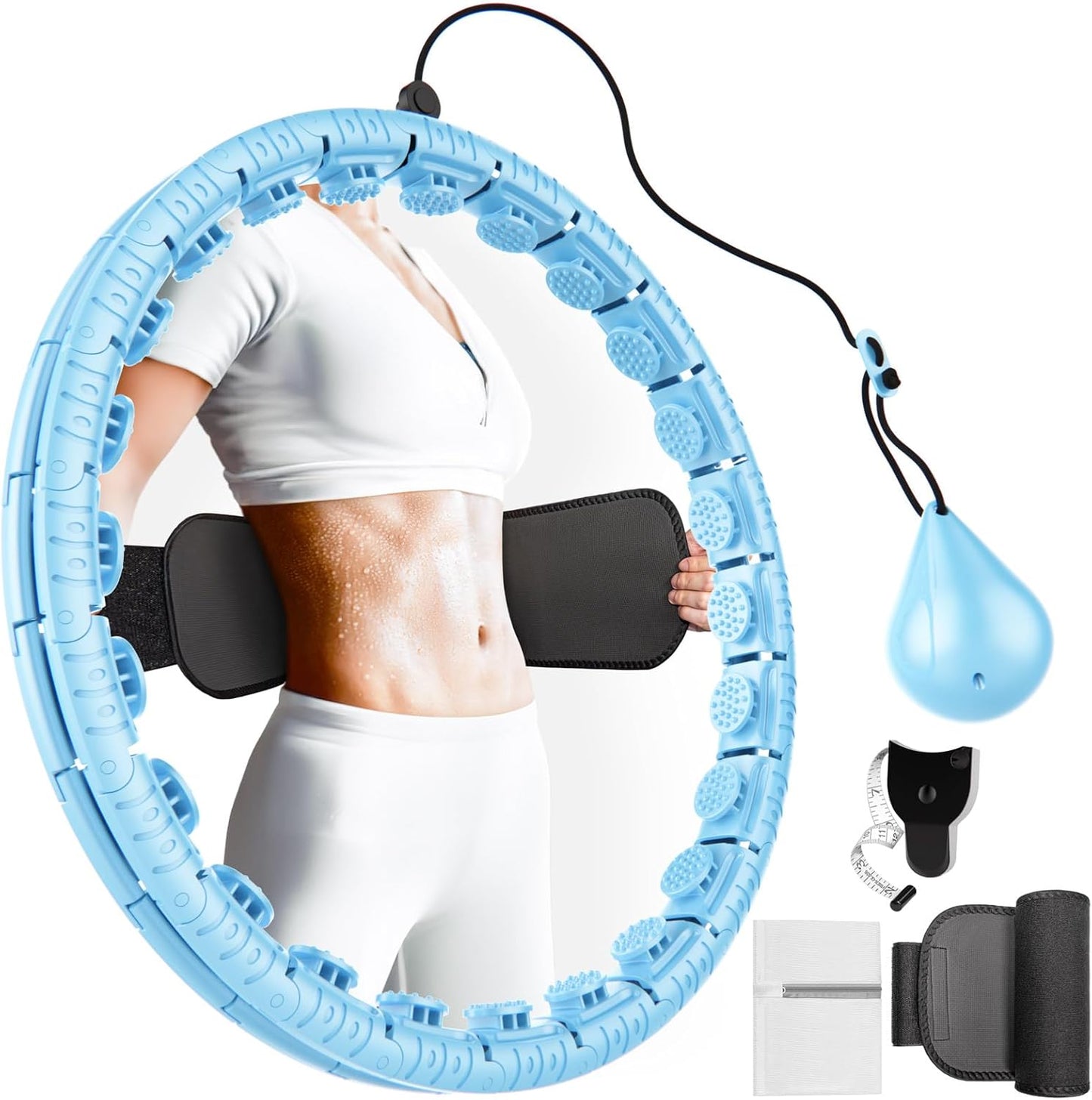 Weighted Hula Hoop for Adults Weight Loss and Fitness Fun