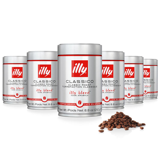 Illy Classico Medium Roast - Rich Aroma & Flavorful Notes - 100% Arabica Beans