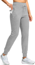 Women's Fleece Lined High Waisted Joggers 28/30/32 in - Water
