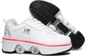 2-in-1 Roller Skate Shoes with Retractable Wheels - Kids Convertible