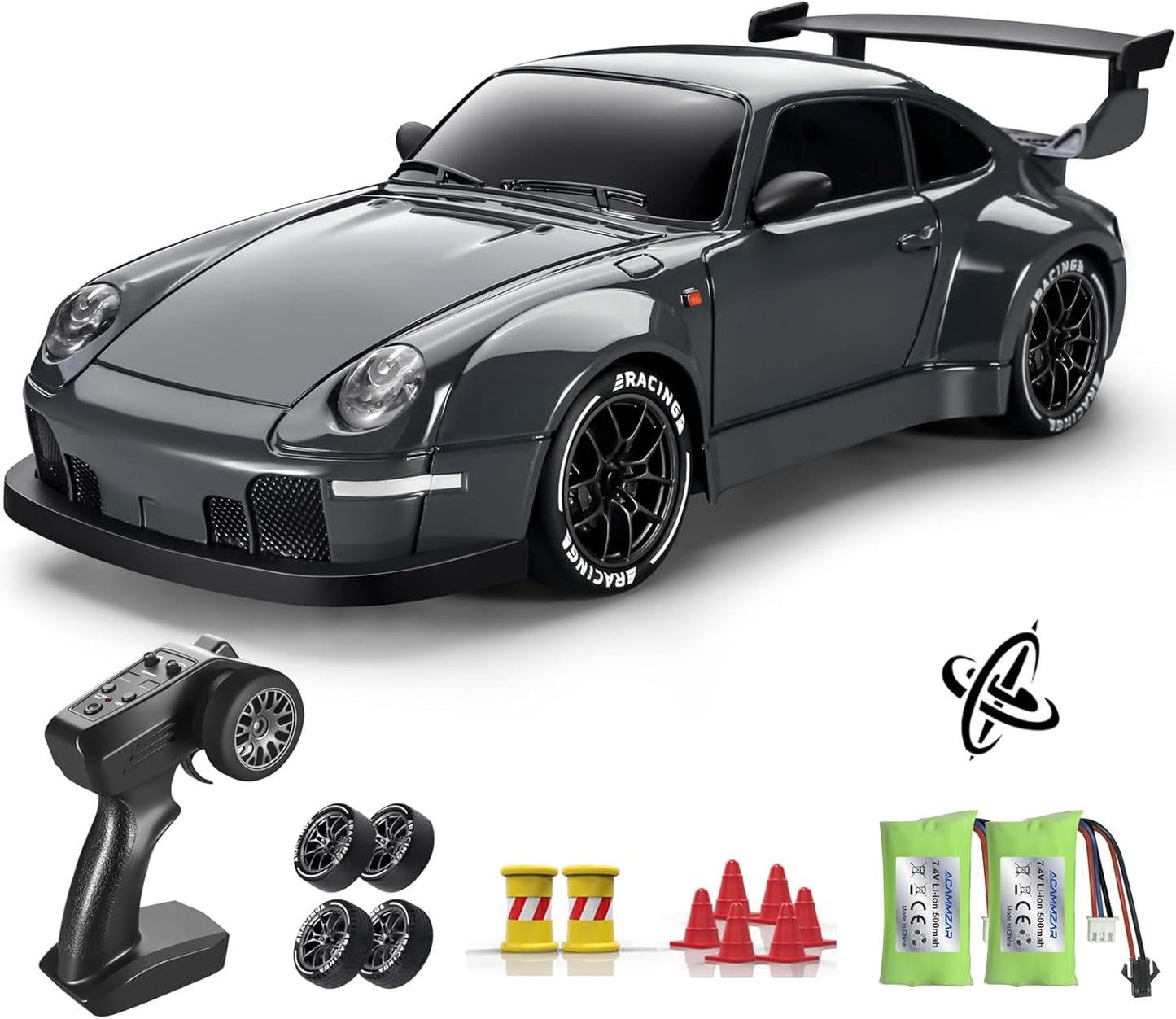 ACAMMZAR RC Drift Car Pro with Gyro, 25KM/H 4WD Speed