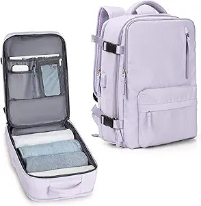 VECAVE Carry On Backpack for Women - Large Travel Backpack