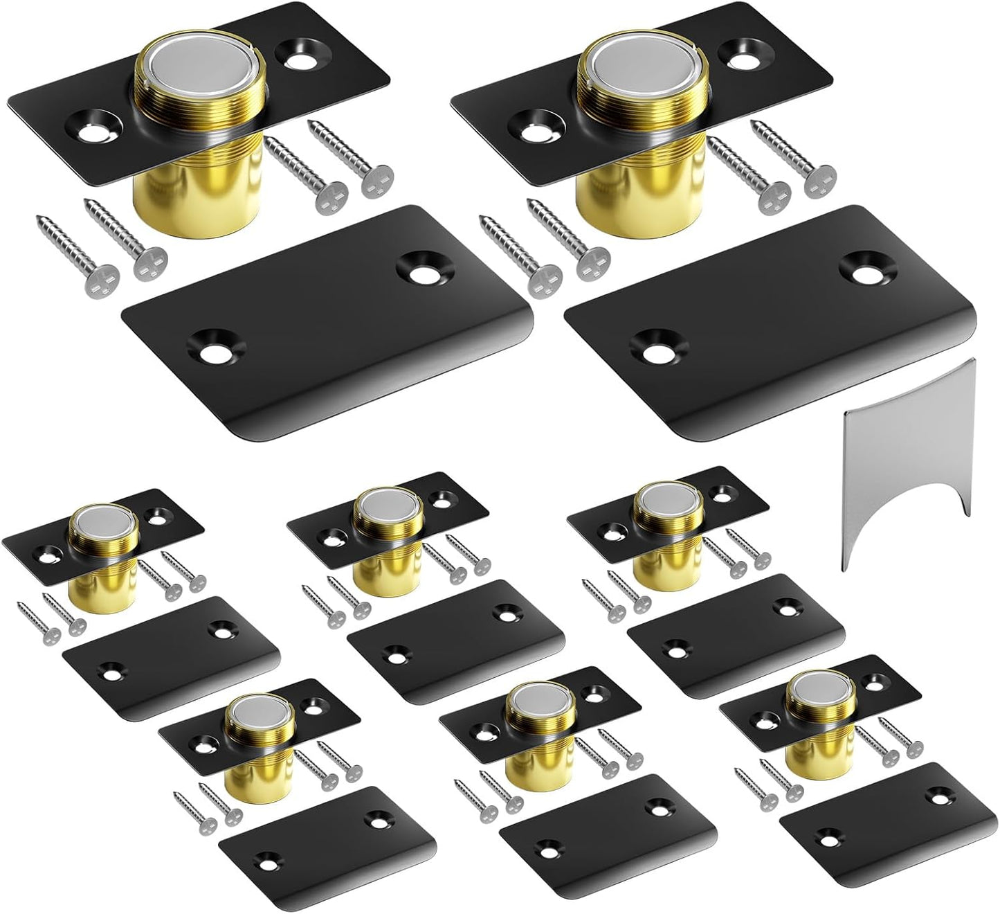 Silent Ball Catch Adjustable Strong Magnet Door Catch 8 Pack