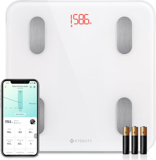 Smart Bluetooth Body Weight Scale by Etekcity