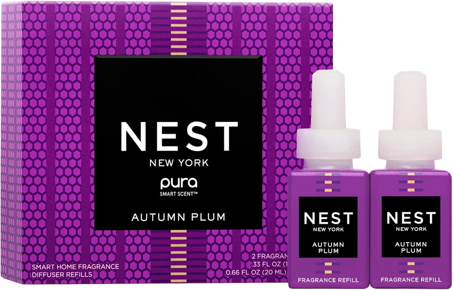 NEST New York Smart Home Fragrance Diffuser Refill Set of 2