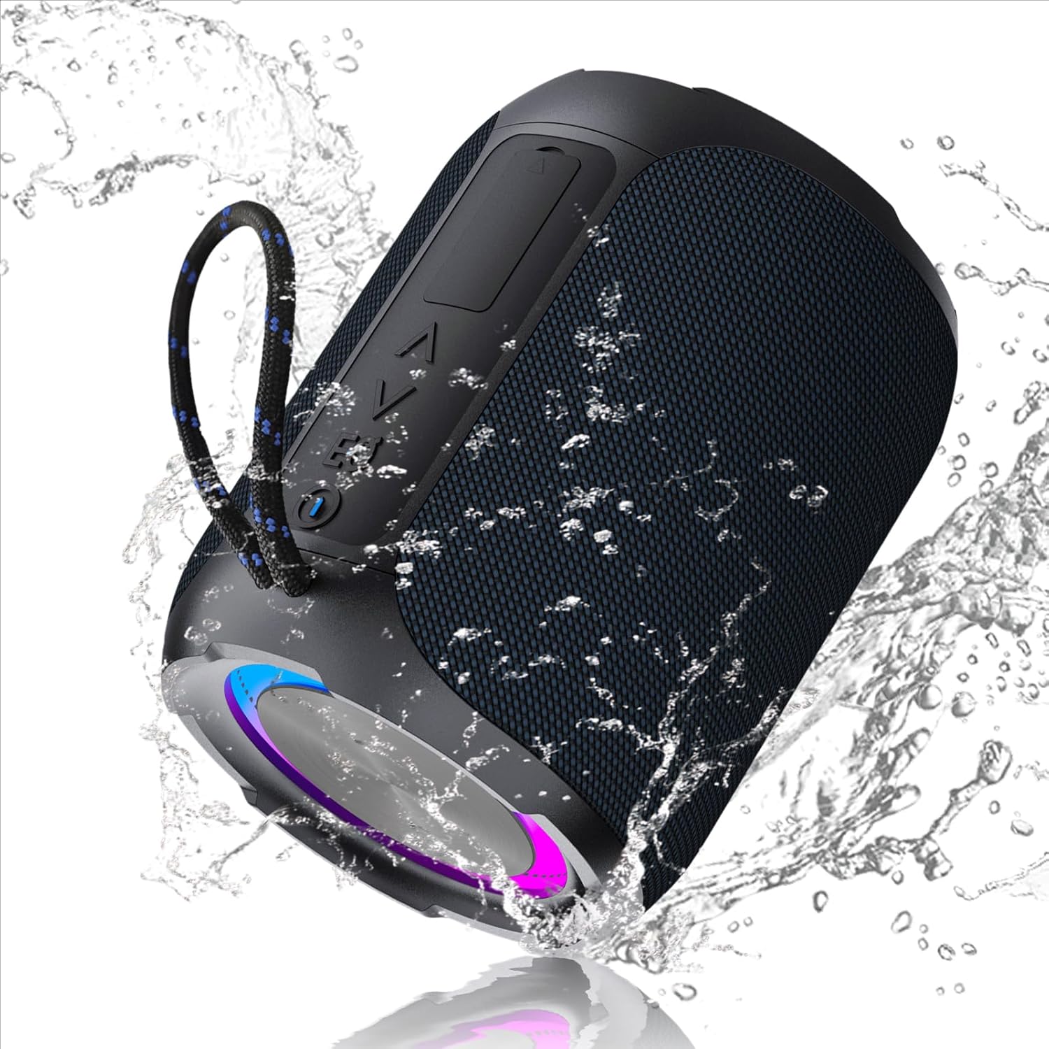 Yizlet Portable Speaker: Crisp Sound, Waterproof, All-Day Playtime