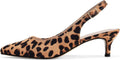 Low Kitten Heels Women's Slingback Pumps - Elegant 2in Comfort