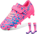 Boys Girls Soccer Cleats for Kids - Grip, Comfort, Socks
