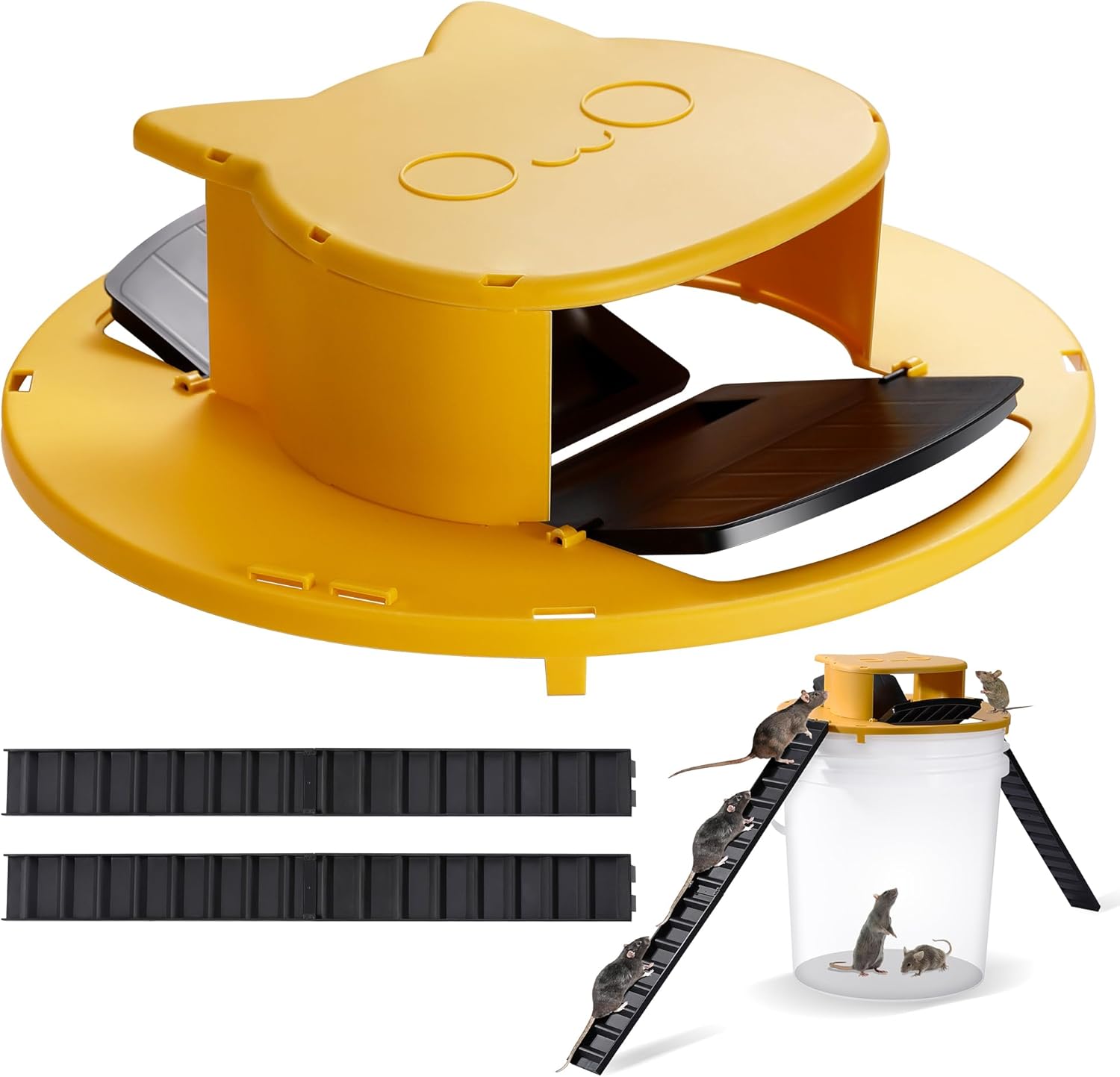 BietrunPro Humane Mouse Trap - Multi-Catch, Auto-Reset, No More Mice!
