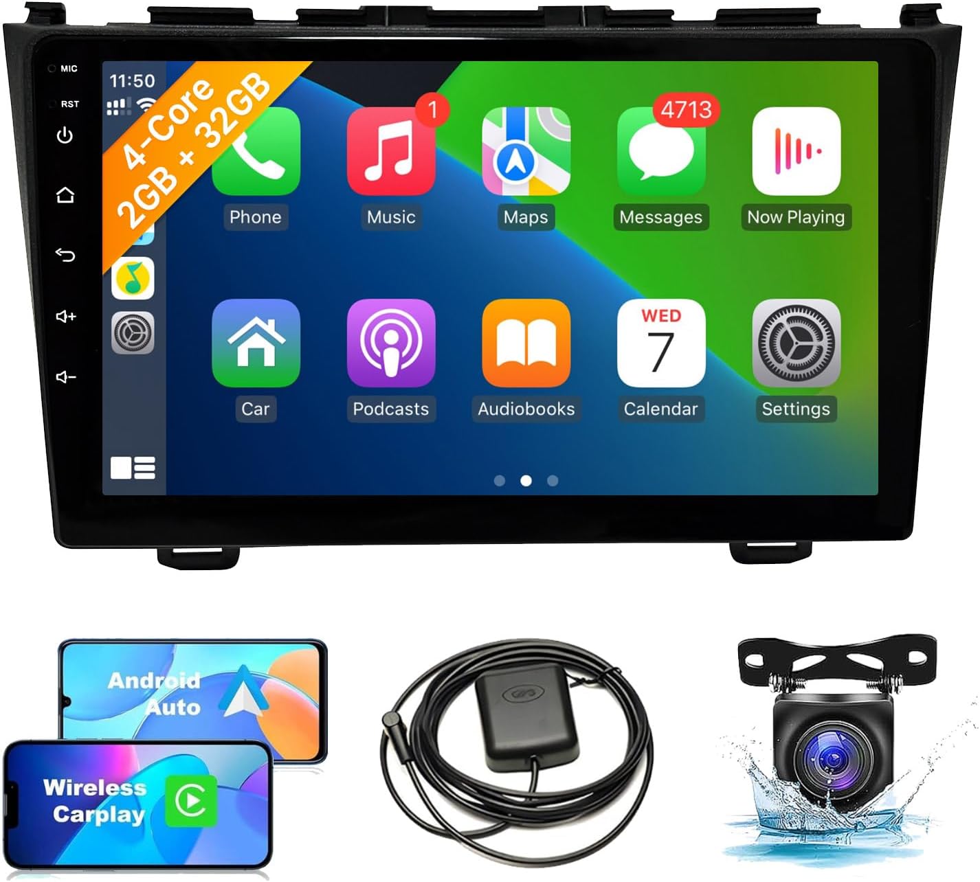 Leadfan Android Stereo Radio for Honda CRV with CarPlay