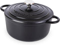 Cast Iron Pot with Lid for Versatile Cooking and Easy Cleaning