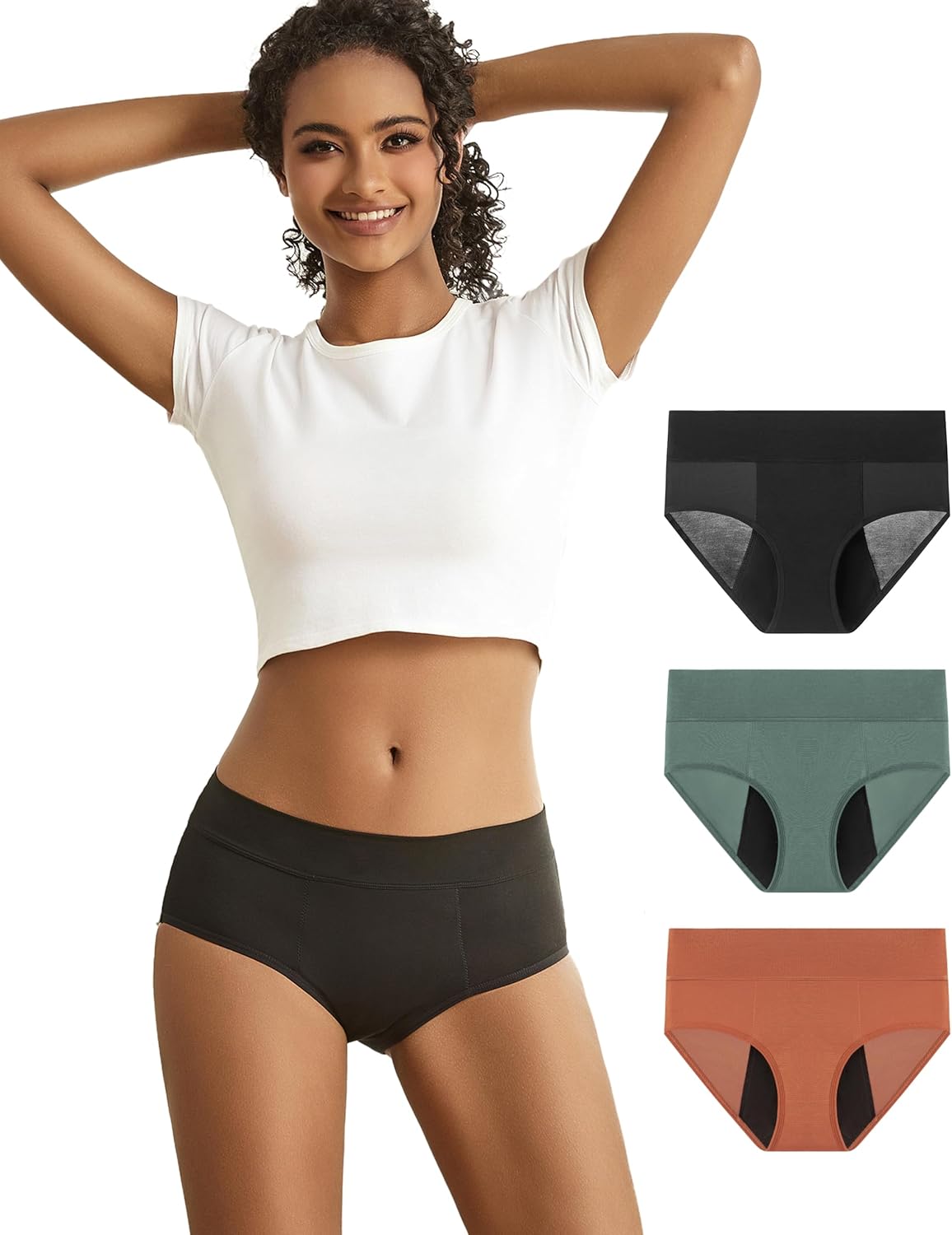 Goat Union Midi Period Underwear for Women and Teens Comfort