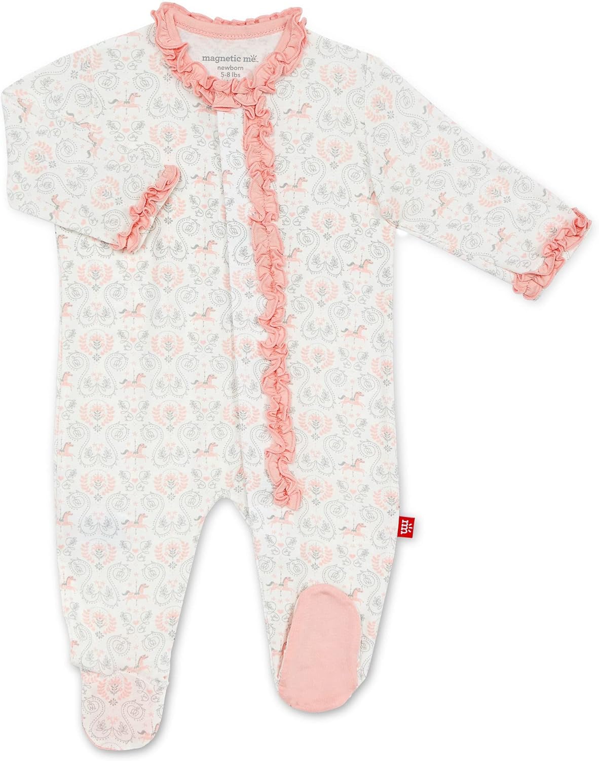 Magnetic Me Footie Pajamas for Easy Baby Sleepwear Changes