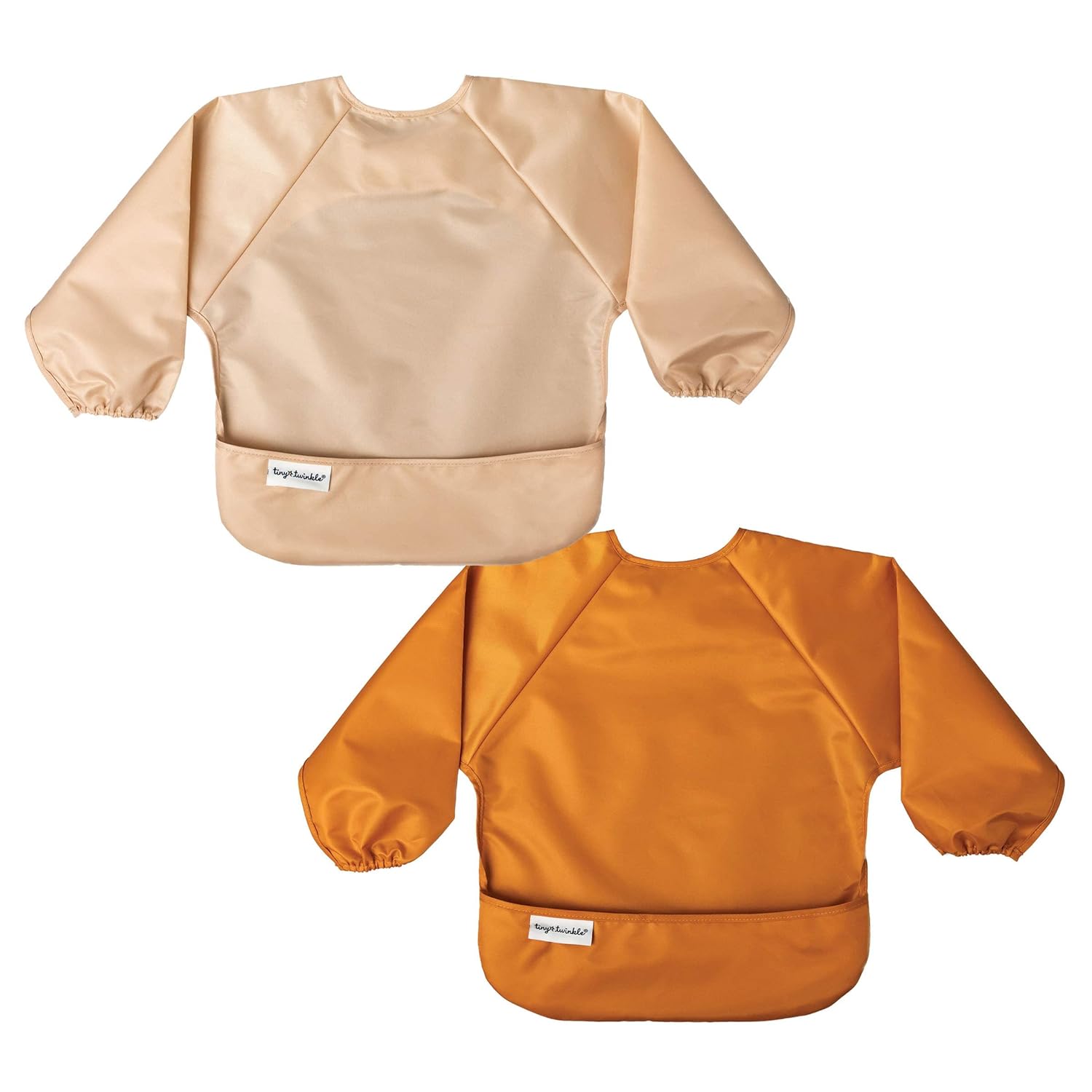 Tiny Twinkle Tug-Proof Long Sleeve Bibs