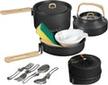 Portable Camp Cookware Set for Outdoor Cooking