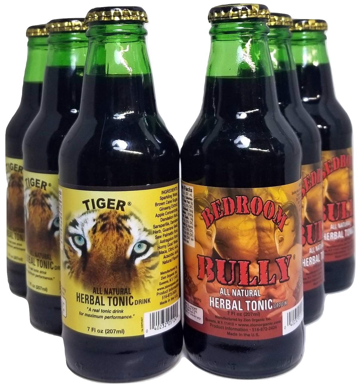 Zion Brand Herbal Tonic Variety 6-Pack for Wellness Boost