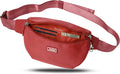 Foldie Foldable Crossbody Bag for Women & Men - Red Anti-Theft