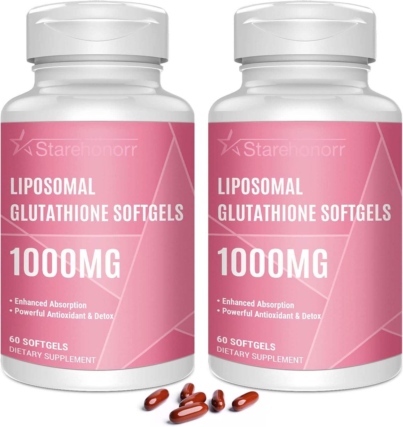 Liposomal Glutathione Softgels 1500MG for Healthy Aging