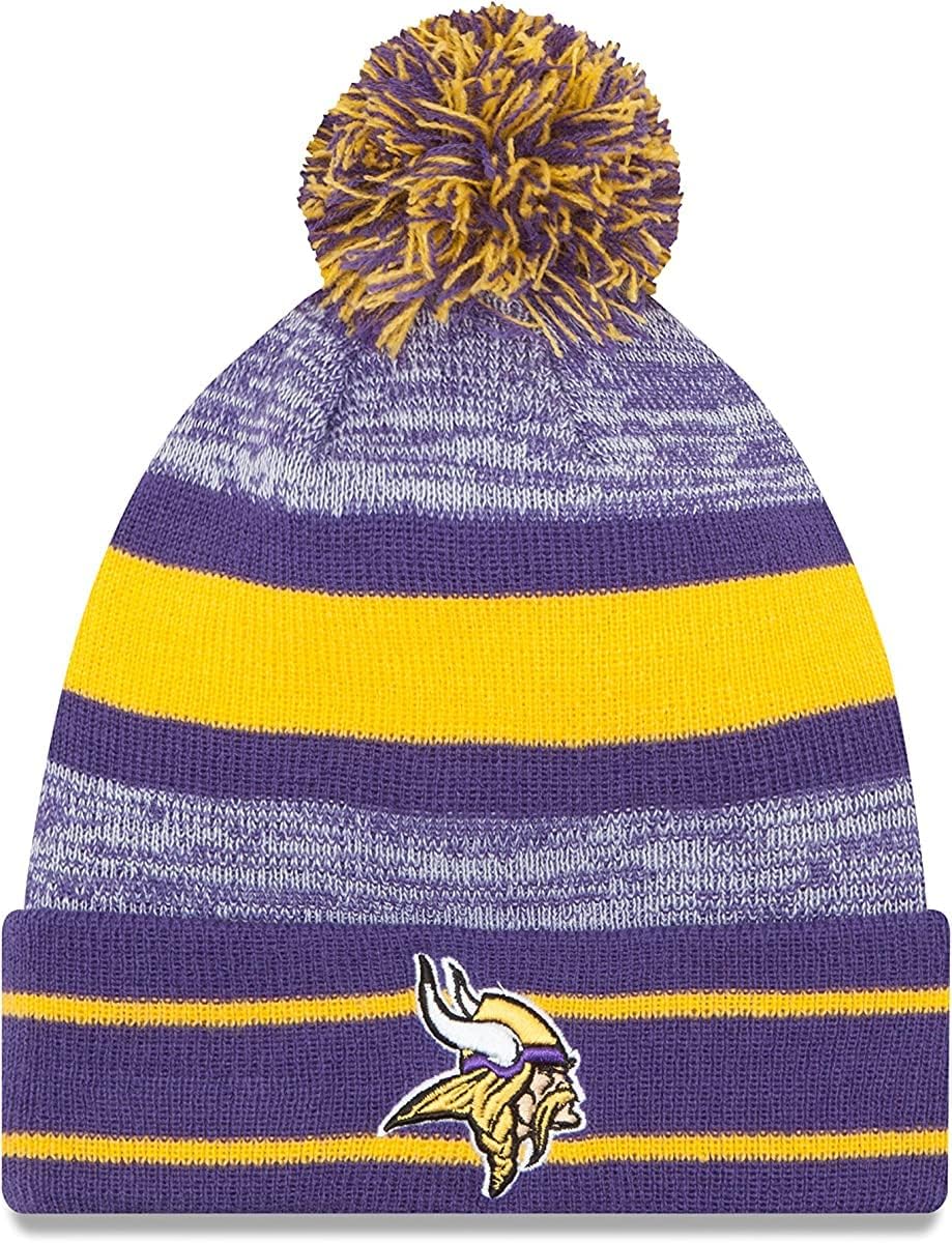 NFL Official Sport Knit Classic Cuffed Beanie Hat for All