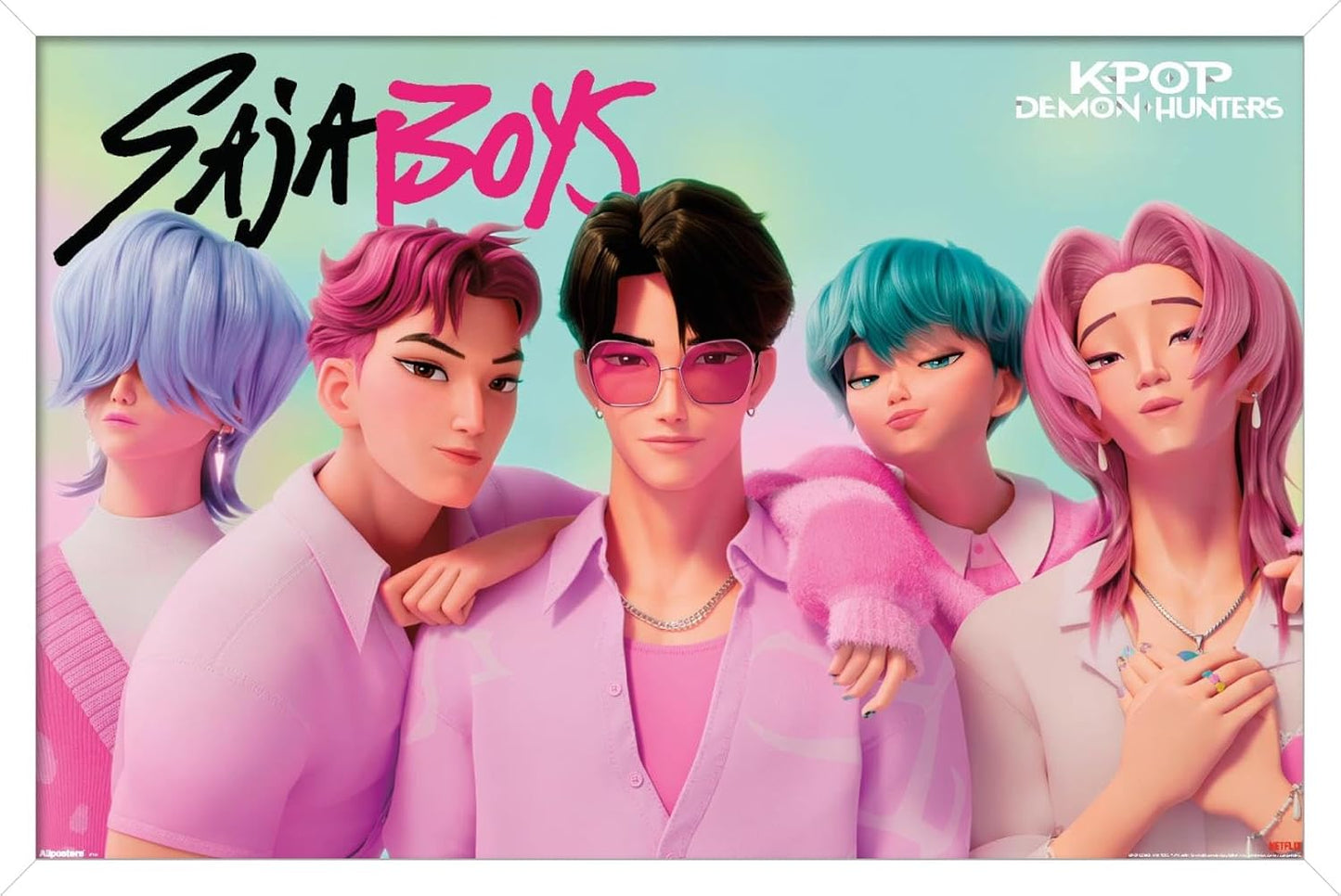 Netflix KPop Demon Hunters Saja Boys Wall Poster for Any Room