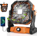 Personal Fan Camping rechargeable 20000mAh Battery Fan - Portable