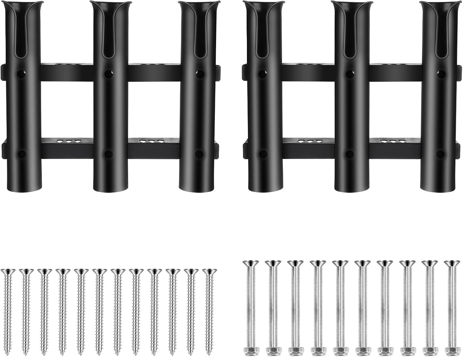 Lemecima 3-Rod Wall Mount Holder: Organize Your Fishing Gear!