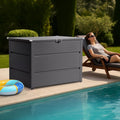 Quictent Deck Box Outdoor 150 Gallon - Lockable Waterproof Storage