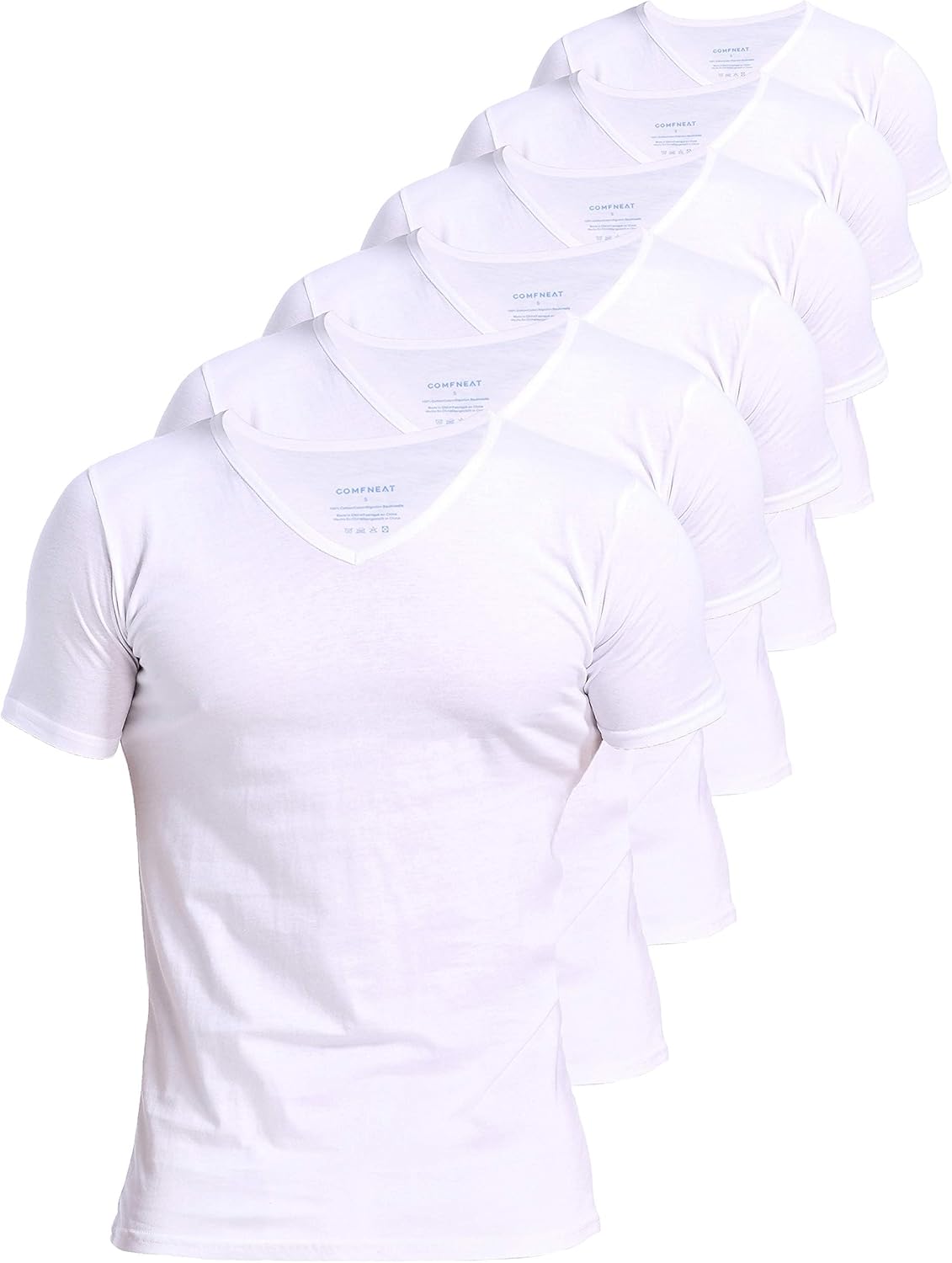 Comfneat Men's Cotton Undershirts for Ultimate Comfort and Fit