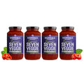 Seven Veggie Pasta Sauce - Organic, No Sugar Added (Pack of 4)