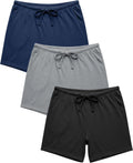 Sexy Basics Women's Multi-Pack Cotton Sleep Pajama Shorts - Soft