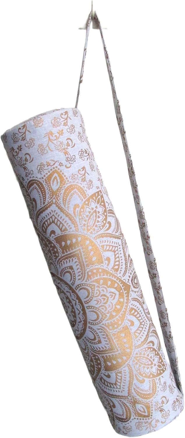 Versatile Mandala Yoga Mat Bag by Indian Craft Castle