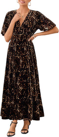 Sissyaki Women's Velvet Formal Dress for Wedding Guest (Style TTFG)