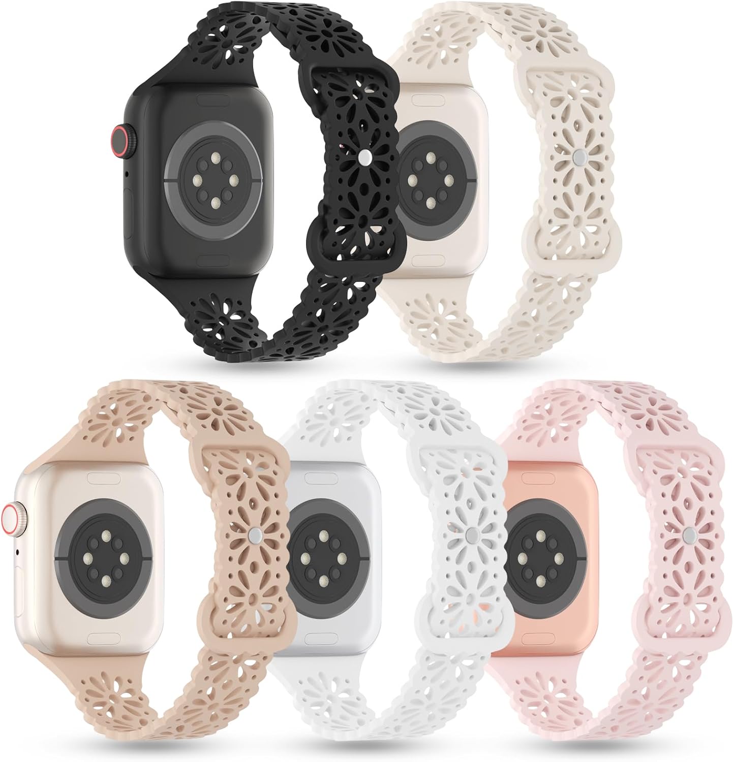 TSAAGAN Lace Silicone Bands: Ultra Thin & Breathable