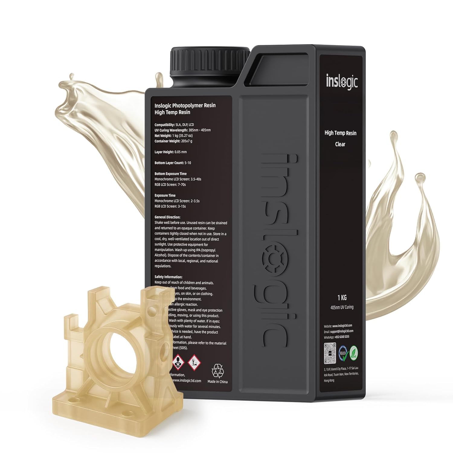 High Temp 3D Printer Resin for Prototyping and Precision Printing