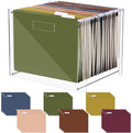 24 Hanging File Folder with Acrylic Organizer for Letter/A4 Size