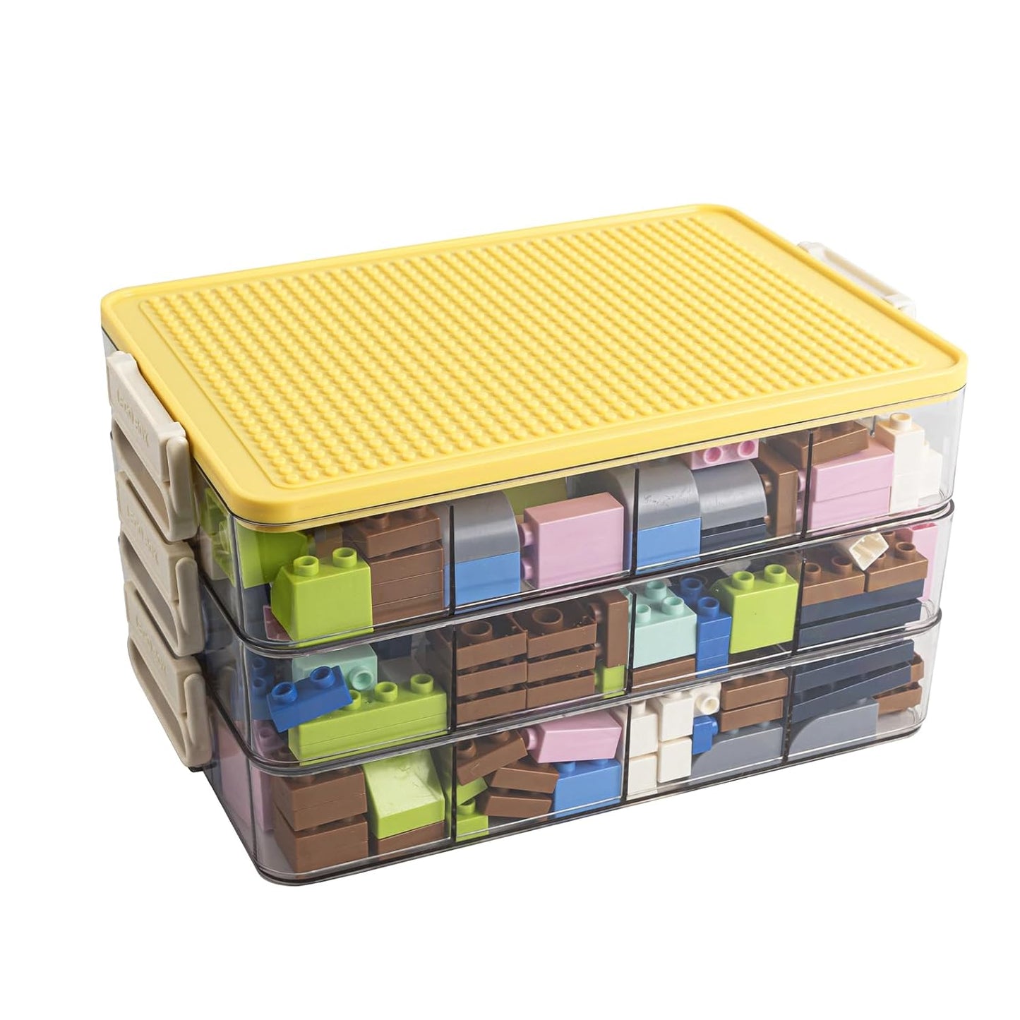 Toys Storage Organizer Bins for Lego and Other Toys - Stackable