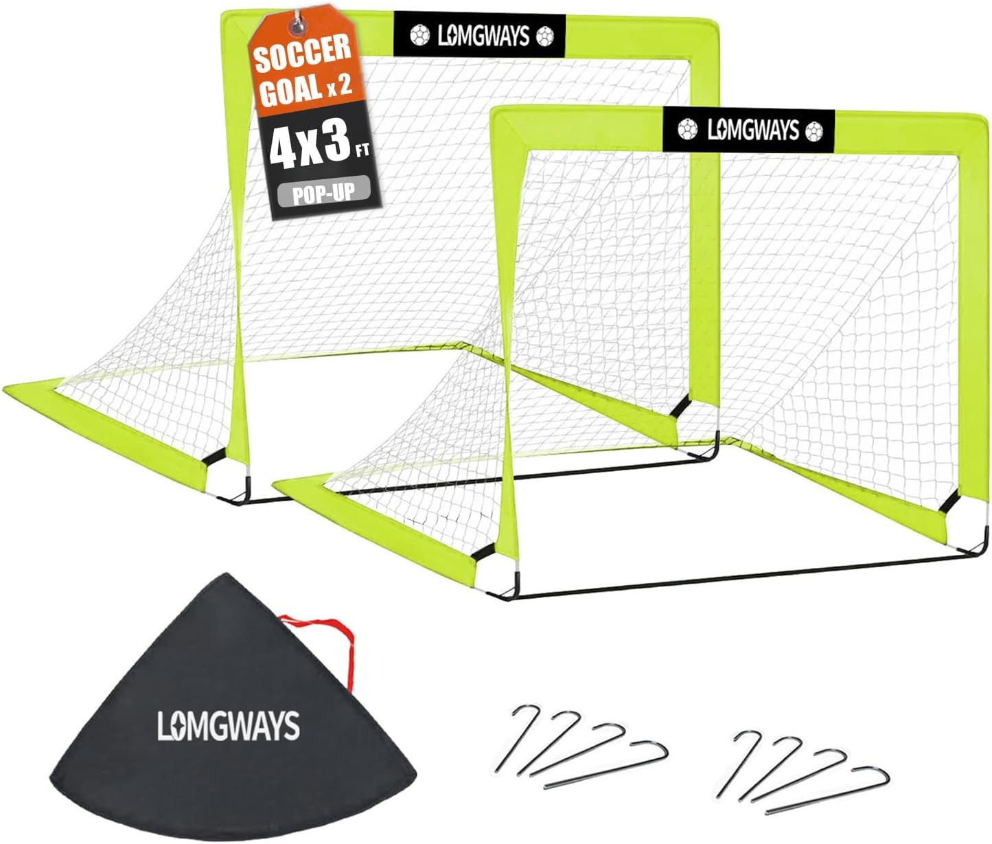 Foldable Soccer Goal for Kids & Youth - Perfect for Practice
