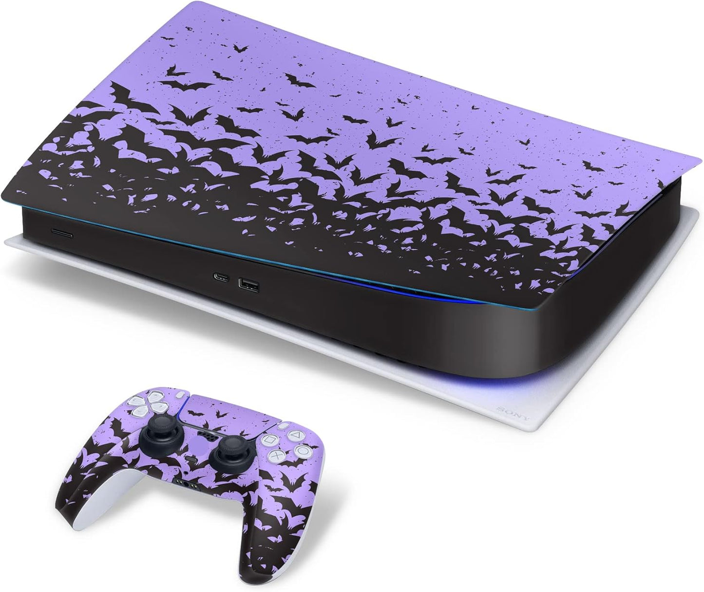 Precise Cut PS5 Skin: Cute Halloween Design