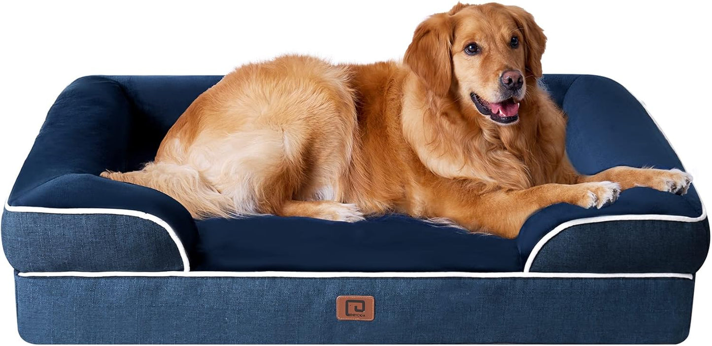 Orthopedic Dog Bed for Extra Large Dogs with Memory Foam