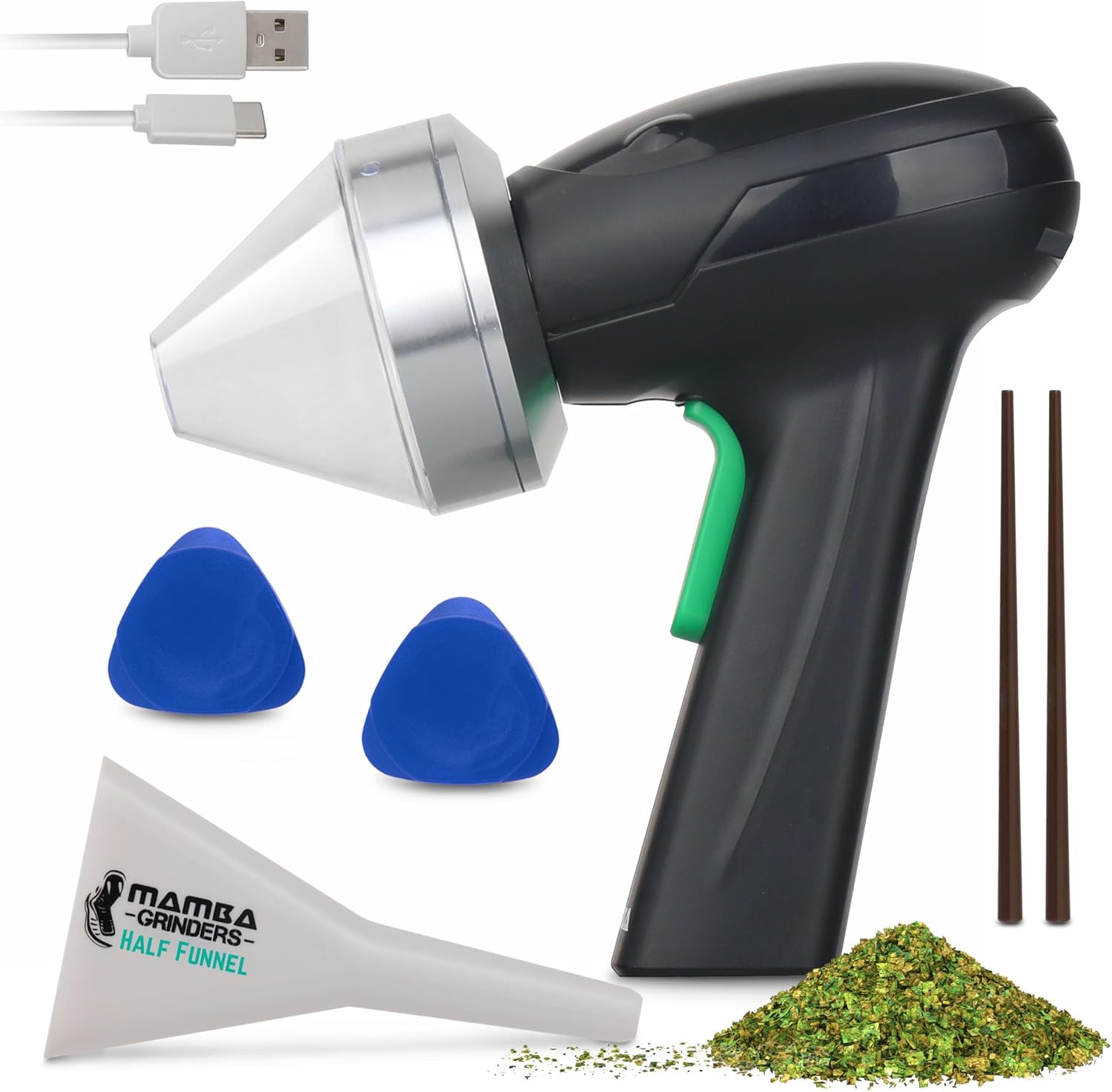 Mamba Monster Electric Herb Grinder for Effortless Spice Prep