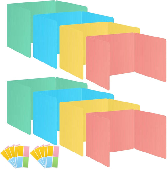 24 Pack Desk Privacy Panel Dividers for Classroom Testing Needs