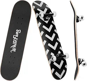 WhiteFang Complete Skateboard for Beginners - 31 x 7.88 in