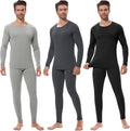 Men's Thermal Underwear Set Fleece Lined Long Johns - Warm Base Layer