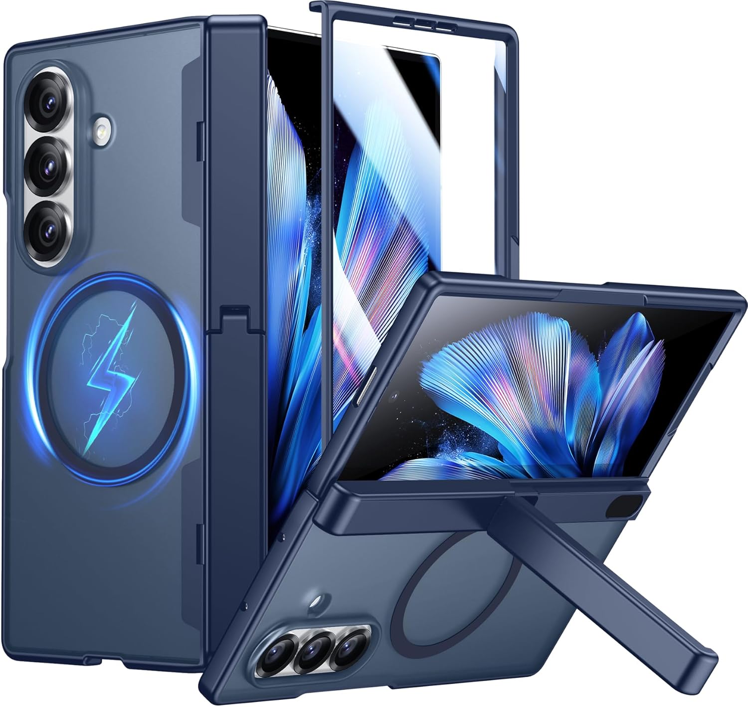 SPIDERCASE Galaxy Z Fold 7 Case with Screen Protector and Kickstand