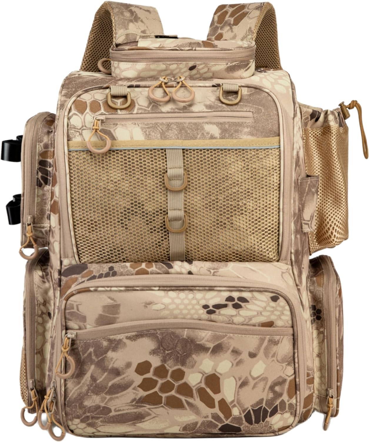 Rabjen Fishing Tackle Backpack with Rod Holders and Storage
