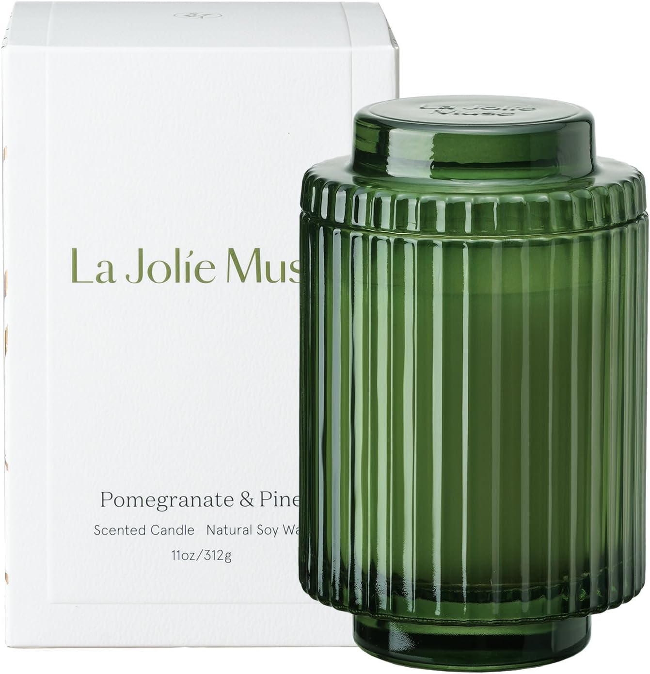 Pomegranate & Pine Candle - Luxury Soy Candles for Home