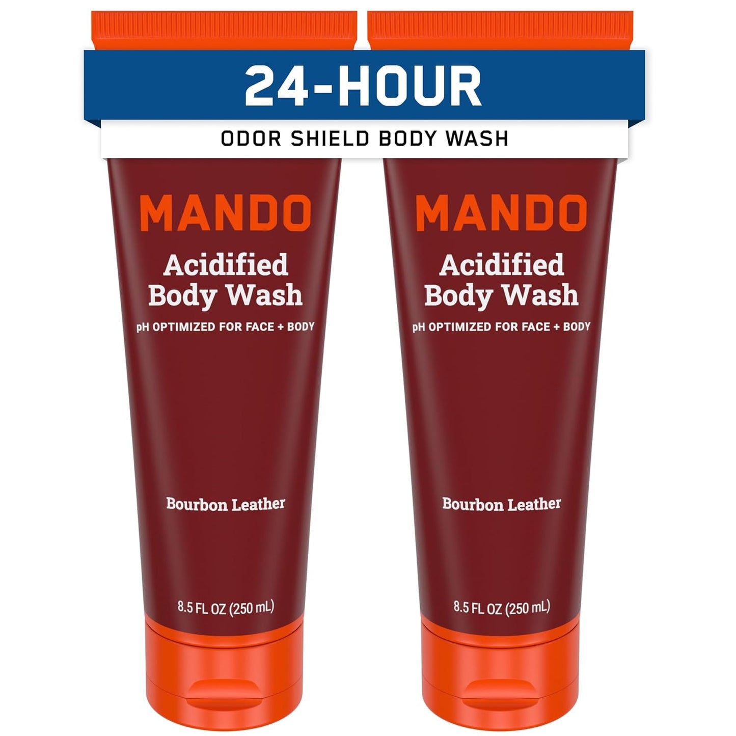 Mando Odor Shield Body Wash - 24 Hour Odor Control Solution