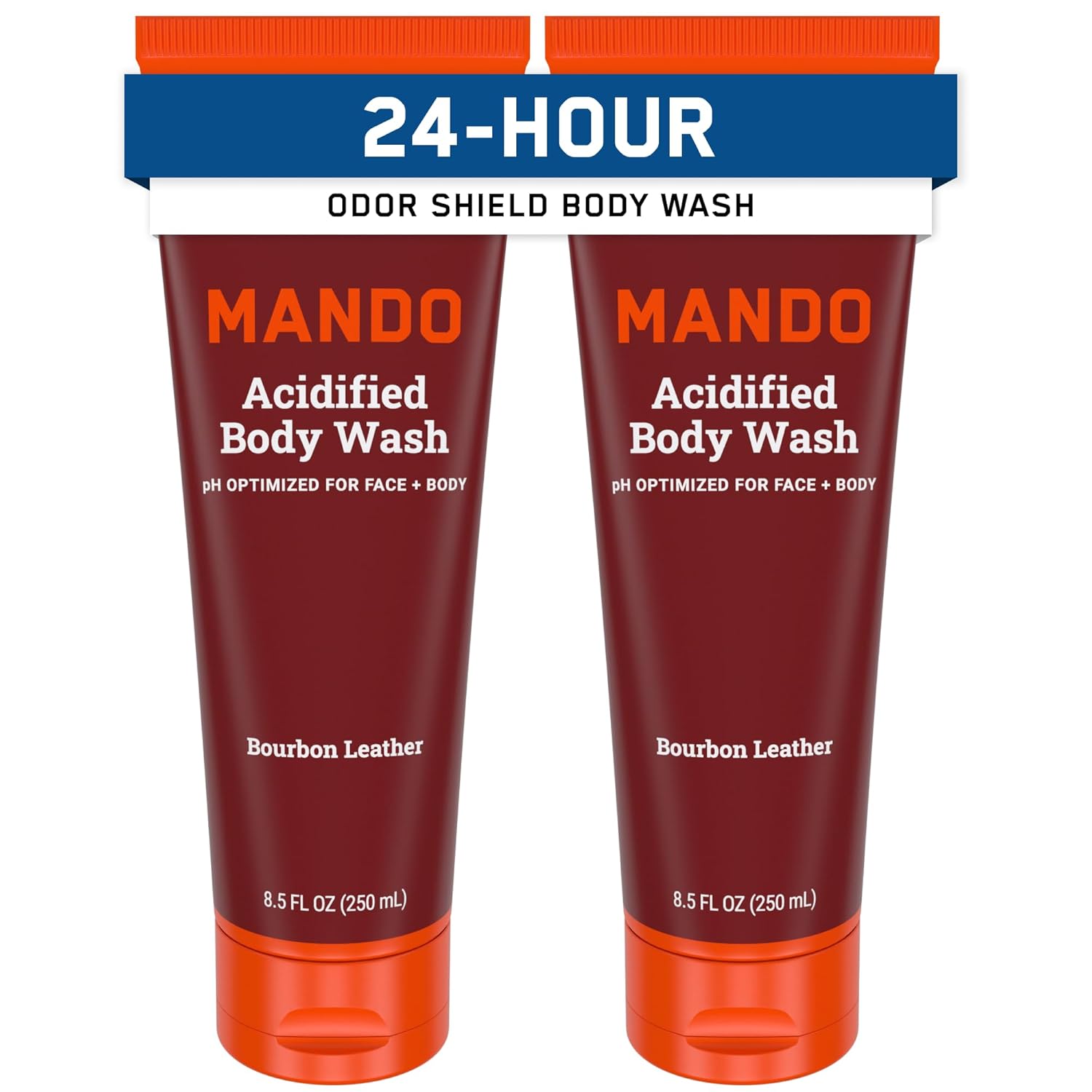 Mando Odor Shield Body Wash - 24 Hour Odor Control Solution
