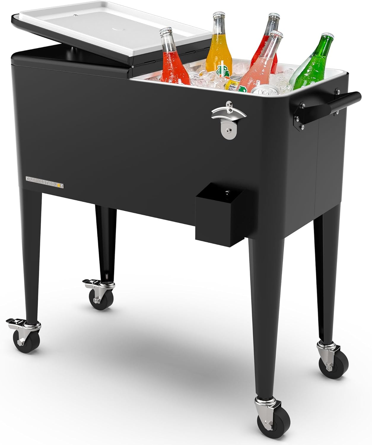 Permasteel 80 Quart Party Cooler for Outdoor Patio Fun
